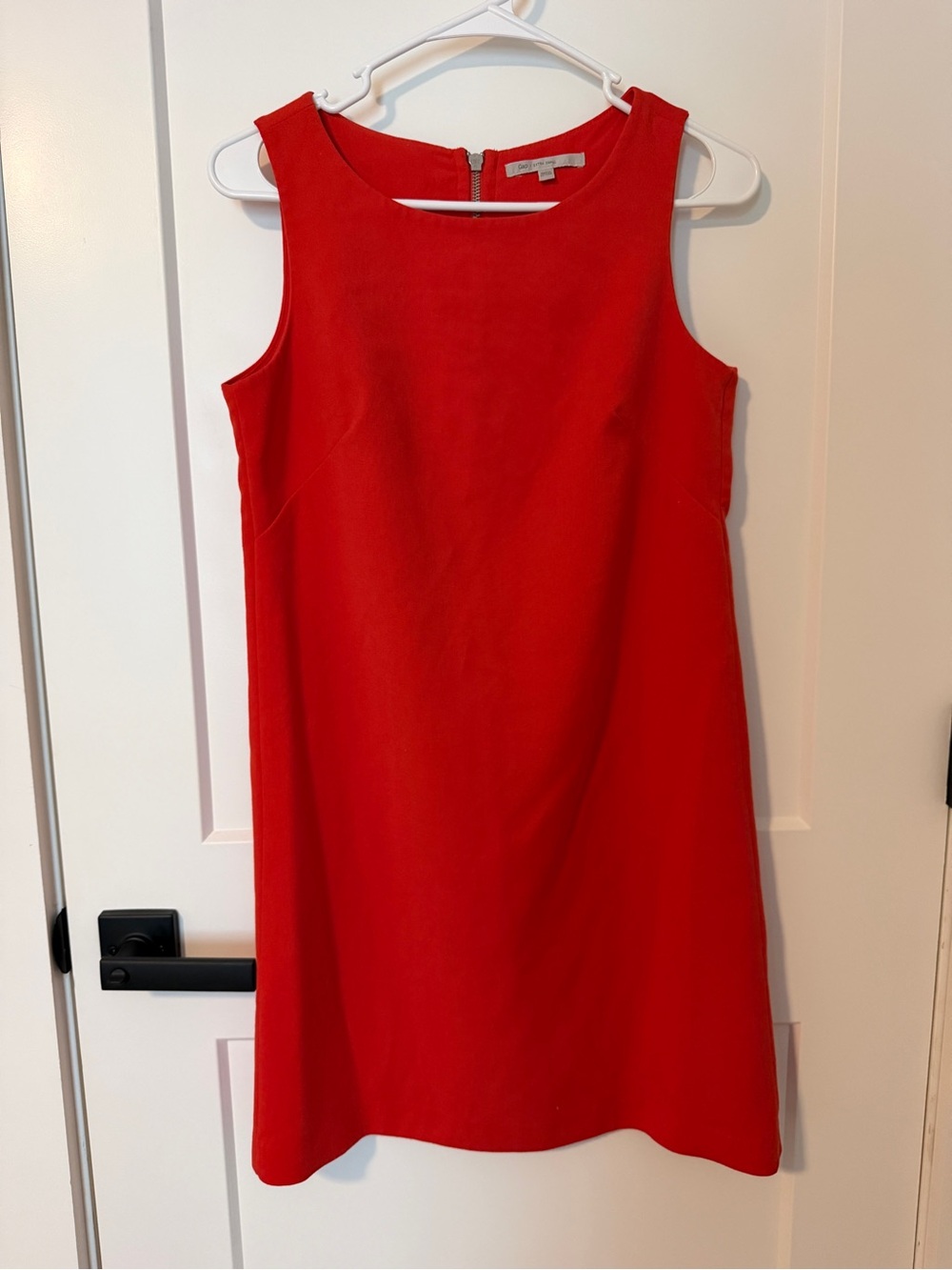 GAP Sleeveless Bright Red Shift Dress